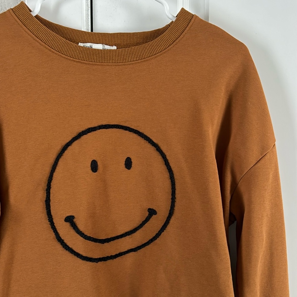 Smiley Sweatshirt Size Small